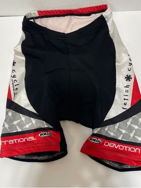 Borah Other - Men’s Black and Red Performance Cycling Shorts